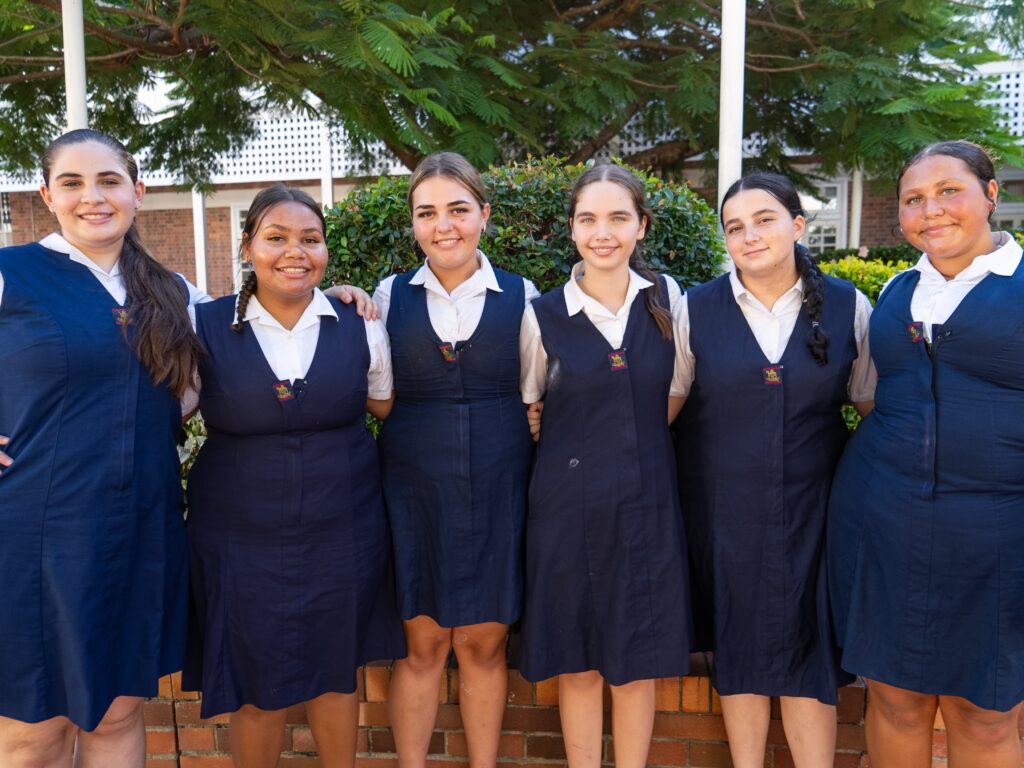 Yalari students at St Hilda's Boarding School on the Gold Coast